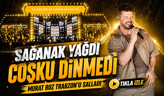 Trabzon Kültür Yolu Festivali Murat Boz Rüzgarıyla Sona Erdi
