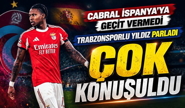 Trabzonsporlu Sidny Lopes Cabral İspanya Karşısında Performansıyla Gecenin Yıldızı Oldu