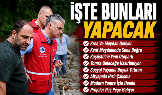 Yomra Belediyesi’nden İlçenin Geleceğine Değer Katacak Yatırım Hamlesi