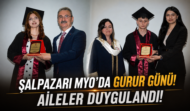 Trabzon Üniversitesi Şalpazarı MYO 5. Dönem Mezunlarını Coşkuyla Uğurladı