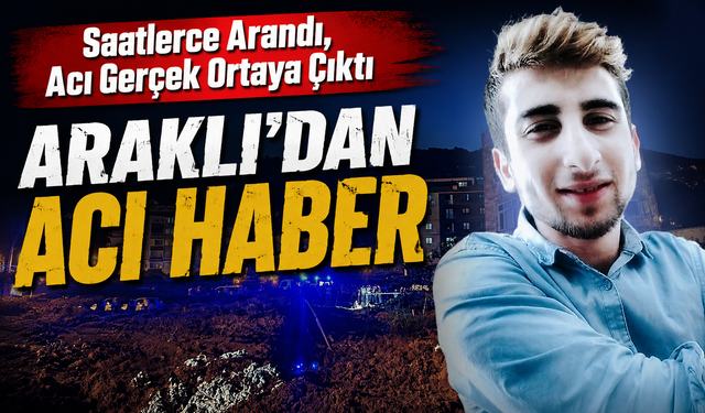 Araklı’da Kahreden İş Kazası: 24 Yaşındaki Ferhat Uzun Hayatını Kaybetti