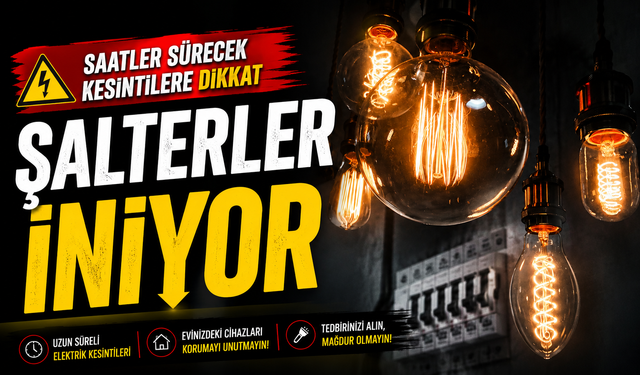 Trabzon'da Şalterler İniyor: Saatler Sürecek Kesintilere Dikkat