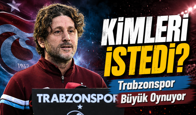 Trabzonspor’da Fatih Tekke’nin 5 Transferlik Şampiyonluk Listesi Ortaya Çıktı