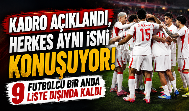 A Milli Takım'ın Dünya Kupası Kadrosunda Büyük Sürpriz! Montella 9 İsmi Birden Kesti