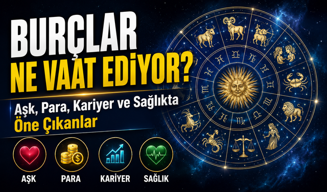 Burçlar vaat ediyor? Aşk, Para, Kariyer ve Sağlıkta Öne Çıkanlar