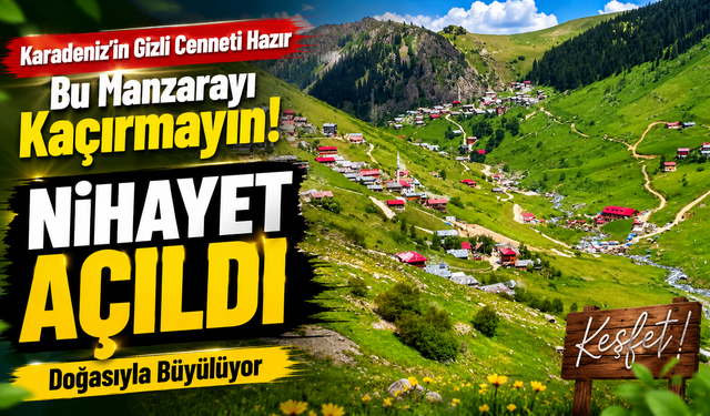Çaykara İle Bayburt'u Birleştiren Demirkapı Yedigöller Yolu Yeniden Açıldı