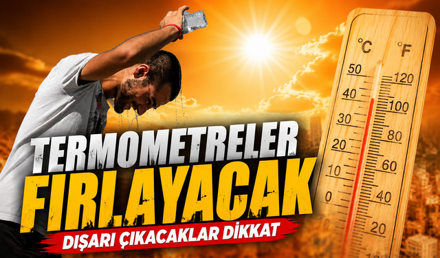 Afrika Sıcakları Türkiye’ye Giriş Yapıyor: Bu İllerde Termometreler Yükselecek