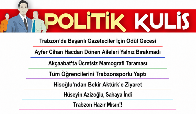 Trabzon Gazeteciler Cemiyeti Ödül Töreni İçin Tarih Belli Oldu
