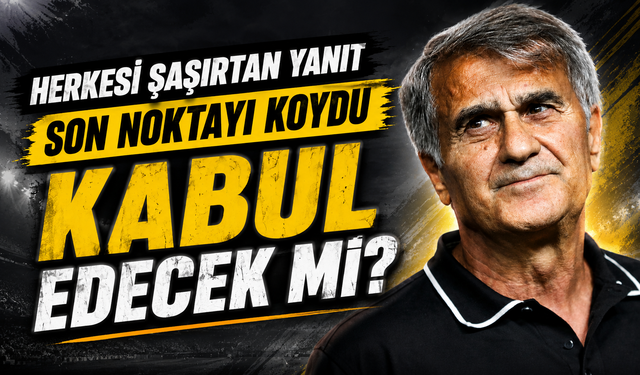 Şenol Güneş Beşiktaş İddialarına Son Noktayı Koydu