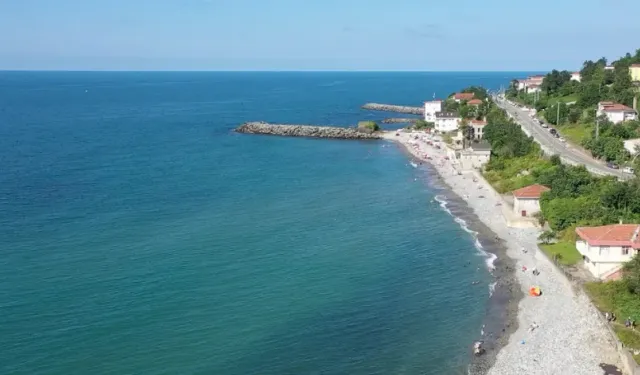 Rize'de denize girilebilecek alanlar belirlendi