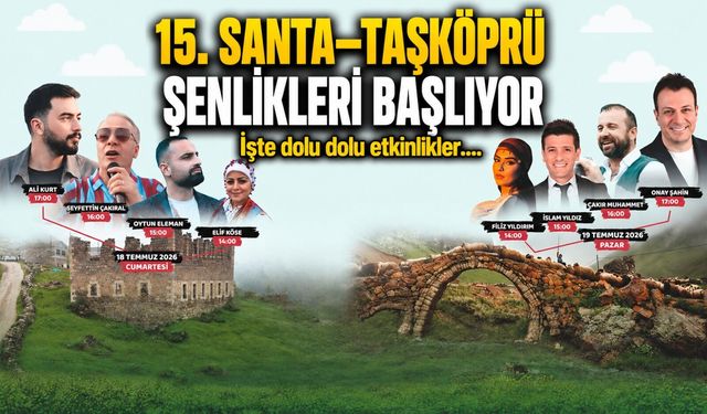 18-19 Temmuz’da Santa Ve Taşköprü’de Kültür, Doğa Ve Kemençe Sesi Yankılanacak