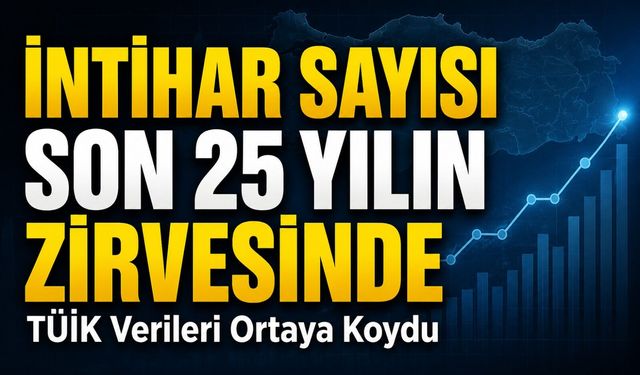 Tüik Açıkladı: İntihar Sayısı Son 25 Yılın En Yüksek Seviyesinde