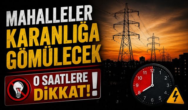 Trabzon'da Gece Yarısı Alarmı: O İlçede Mahalleler Karanlığa Gömülecek
