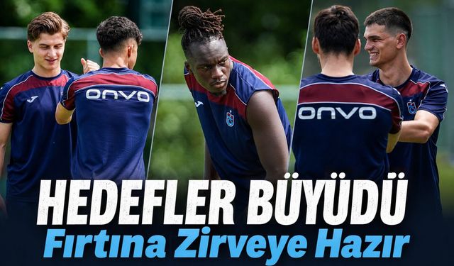 Trabzonspor Yeni Sezonda Hedef Büyüttü