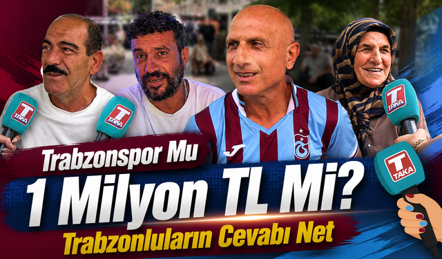 Trabzonspor Mu 1 Milyon Tl Mi? Trabzonluların Cevabı Net