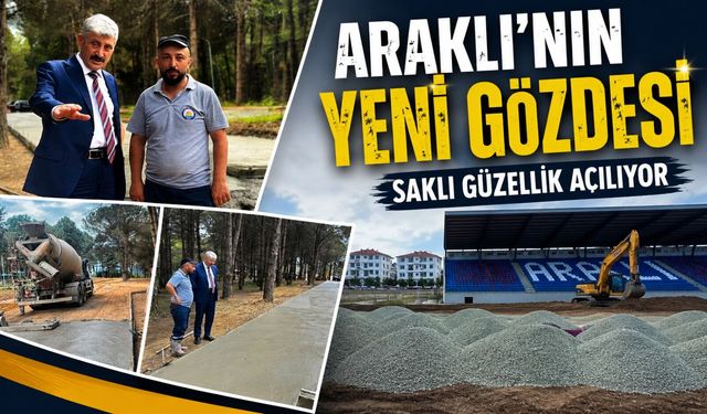 Araklı’nın Turizmdeki Yeni Gözdesi Olacak Turup’ta Çalışmalar Başladı