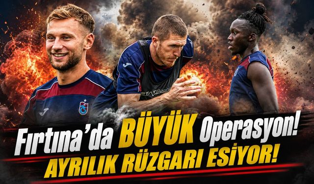 Trabzonspor'da Üç Ayrılık Birden! Fatih Tekke'nin Kararı Sonrası Kritik Süreç Başladı