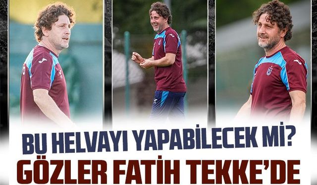 Trabzonspor'da Fatih Tekke İçin Büyük Sınav! Kurulan Dev Kadroda Artık Hedef Şampiyonluk