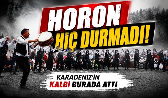 Hıdırnebi Yaylası'nda Horon Hiç Durmadı! Binlerce Kişi Geleneği Yaşattı
