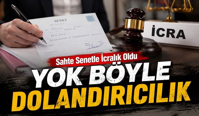 Anket Bahanesiyle İsmini Verdİ, Sahte Senetle İcralık Oldu! Mahkemeden Emsal Karar