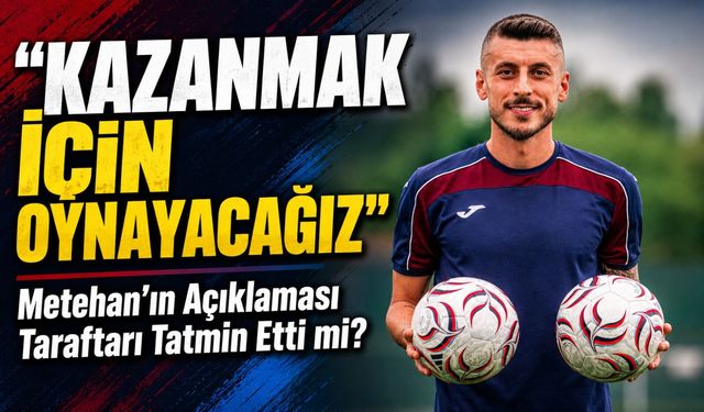 Trabzonspor'un Yeni Transferi Mimaroğlu’ndan tempolu oyun sözü; "Kazanmak İçin Oynayacağız"