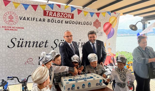 Giresun'da Vakıflar Genel Müdürlüğünce toplu sünnet şöleni düzenlendi