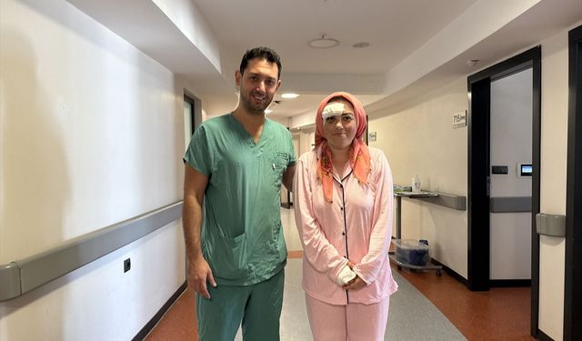 Kaşından yapılan küçük kesiyle beyin tümöründen kurtuldu