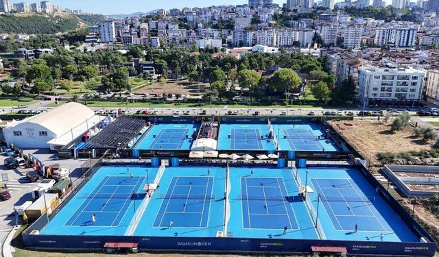 Dünya tenisinin nabzı Samsun'da atıyor