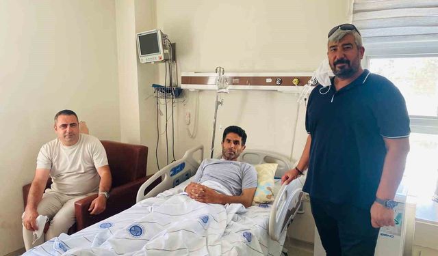 Yaylada kene ısıran yetiştirici hastaneye kaldırıldı