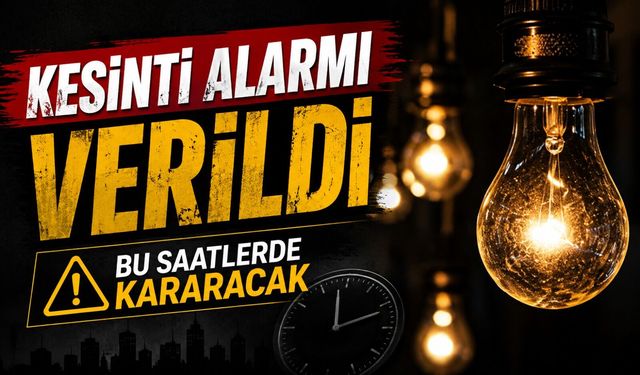 Trabzon'da Pazar Alarmı: O Mahalleler Bu Saatlerde Karanlığa Gömülecek