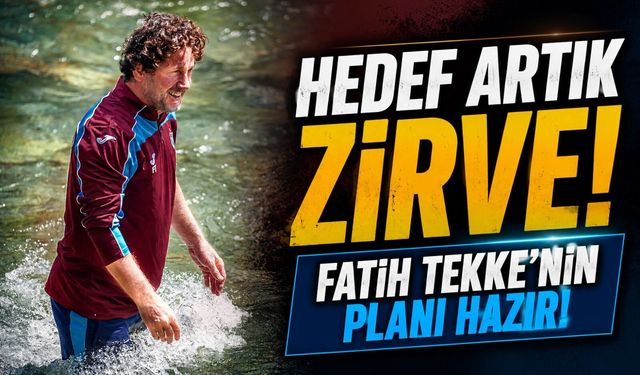 Fatih Tekke Zirveyi Hedefledi! Trabzonspor'da Şampiyonluk İçin Güçlü Kadro Kuruluyor