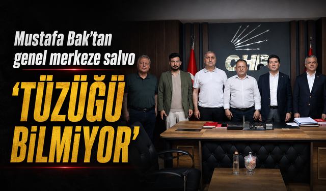 Mustafa Bak’tan genel merkeze salvo: ‘Tüzüğü bilmiyor’