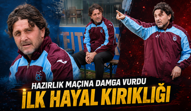 Fatih Tekke'den Hazırlık Maçında Sert Uyarılar! Trabzonspor'da Dikkat Çeken Anlar