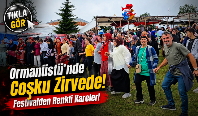 Ormanüstü Yaylası'nda Muhteşem Festival! Horon ve Müzik Dolu Gün Büyük İlgi Gördü