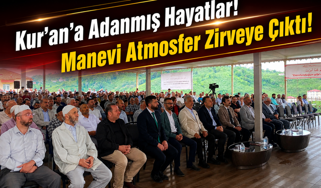 Arsin'de Büyük Gurur! 112 Hafız Düzenlenen Görkemli Törenle İcazet Belgesini Aldı