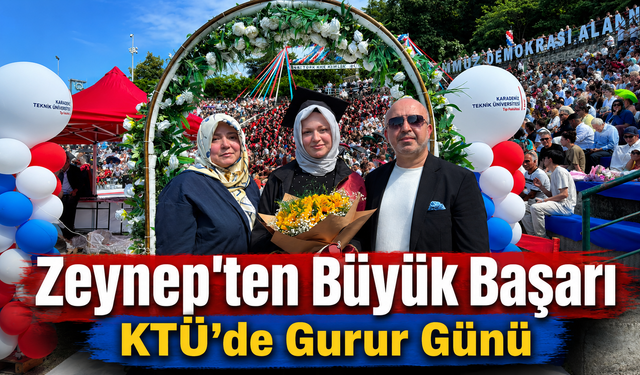 Zeynep Köstereli KTÜ Tıp Fakültesi’nden Dönem İkincisi Olarak Mezun Oldu