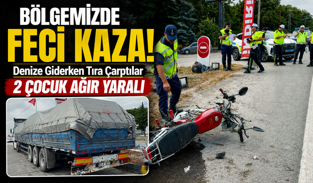 Denize Giderken Kaza Yaptılar: 2 Çocuk Ağır Yaralı