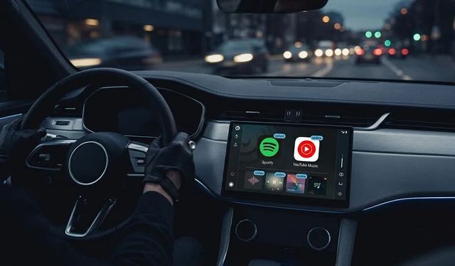 Android Auto Ekranı Yenilendi: Spotify ve YouTube Music’te Yeni Tasarım Başladı