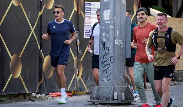 Macron Ankara’da Sabah Koşusunu Seğmenler Parkı’nda Yaptı