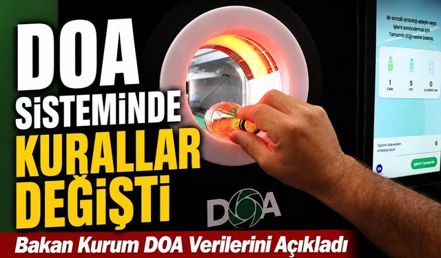 Doa Sisteminde Kurallar Değişti; Bakan Kurum Doa Verilerini Açıkladı