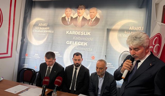 Mhp Araklı’da Ali Kemal Çebi Dönemi Başladı