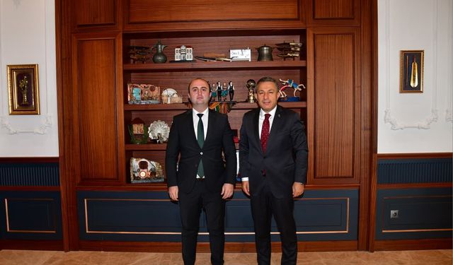 Vali Tahir Şahin, Başsavcı Ali Balcı’yı Kabul Etti