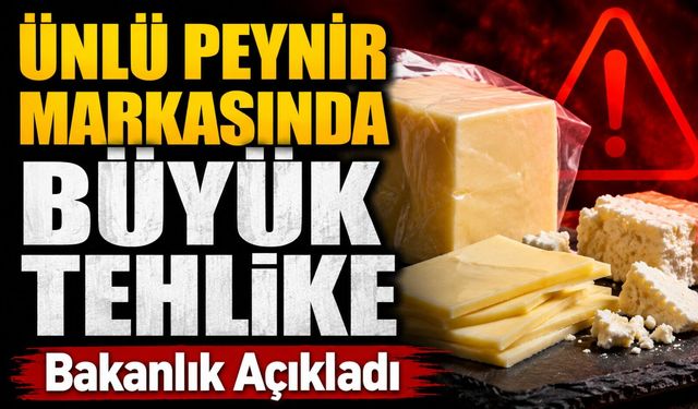 Bakanlık Açıkladı: Ünlü Peynir Markasının Bir Partisi Raflardan Çekildi