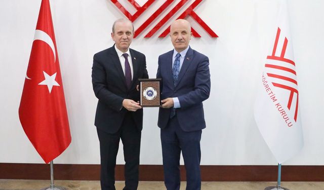 KTÜ Rektörü Hamdullah Çuvalcı’dan YÖK Başkanı Erol Özvar’a Kritik Ziyaret