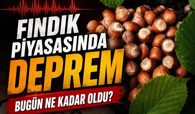 Fındık Piyasasında Deprem Etkisi: Bugün Ne Kadar Oldu?