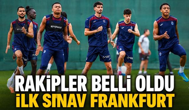 Trabzonspor’un Avusturya Kampındaki İki Rakibi Belli Oldu