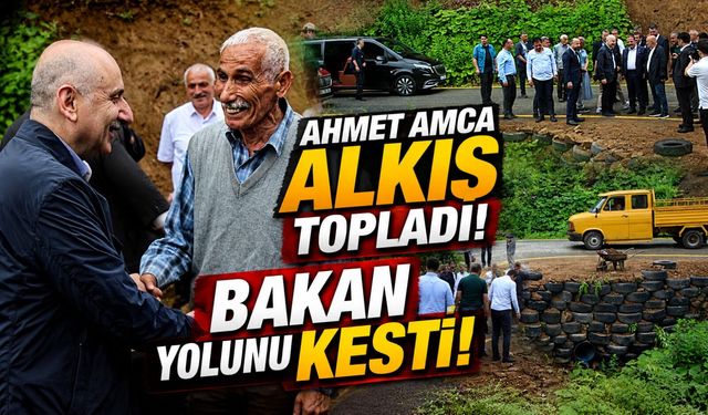 Trabzon'da 75 Yaşındaki Ahmet Amca'nın Örnek Davranışı Bakan Karaismailoğlu'nu Durdurdu