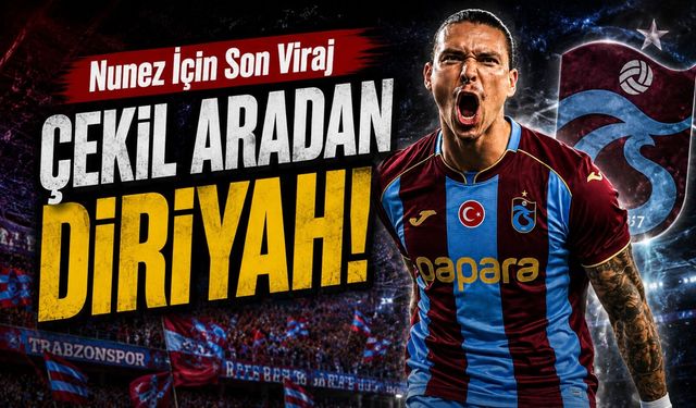 Trabzonspor Darwin Nunez transferinde sona geldi: Al-Diriyah devreye girdi