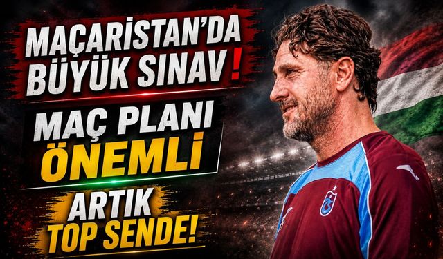 Trabzonspor Ferencvaros deplasmanında nasıl oynamalı? Fatih Tekke’nin sözleri sonrası kritik detay