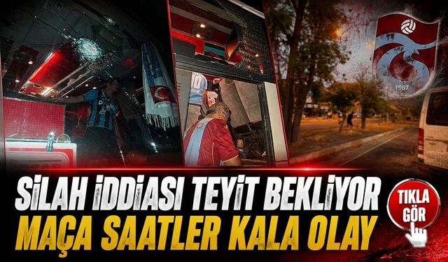 Amedspor-Trabzonspor Maçı Öncesi Ergani’de Taraftar Otobüsüne Taşlı Saldırı